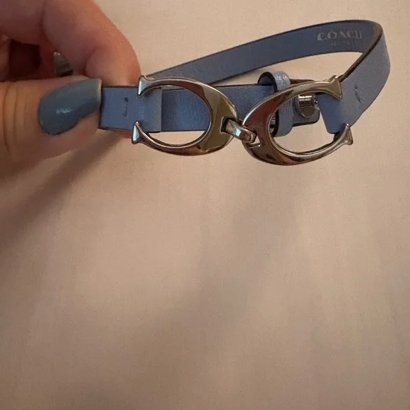 Coach double wrap leather bracelet - Picture 2 of 3